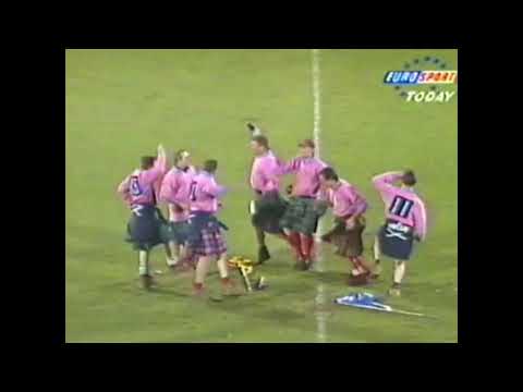 Scottish fans Scotland vs Tonga 1995 Rugby World Cup
