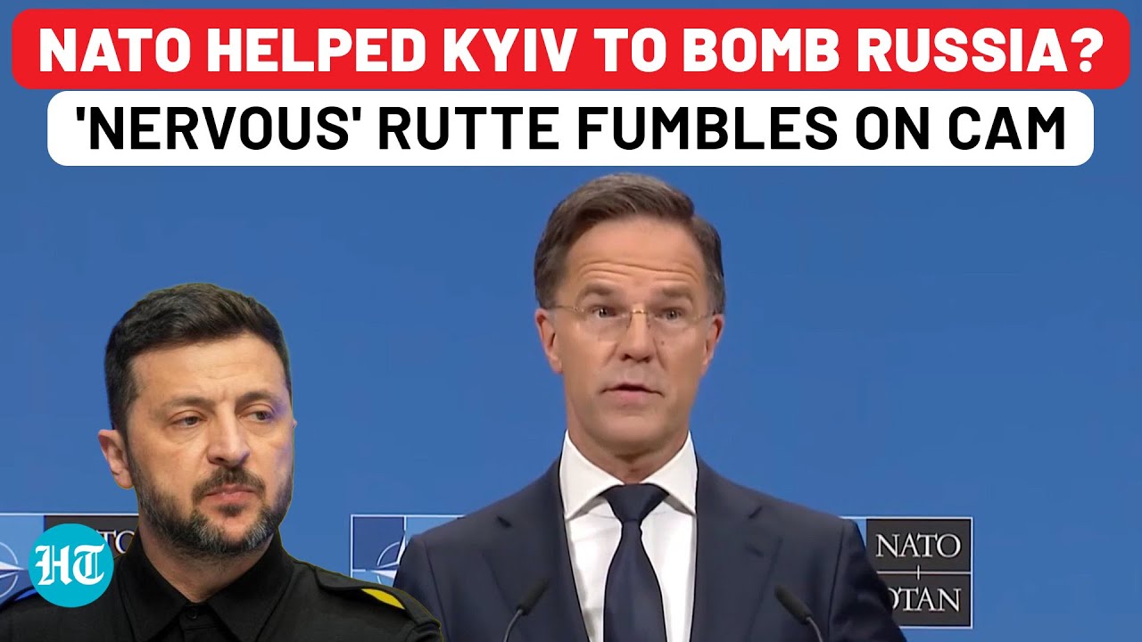 Speech: NATO Hand in 40 Russian Bomber Strikes? Rutte Ducks Question On Cam as Moscow Fumes