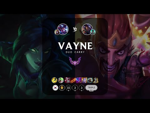 Vayne ADC vs Draven - KR Master Patch 13.4