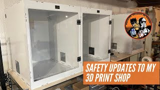 Where have I been? Safety Updates to my 3D Print Shop!