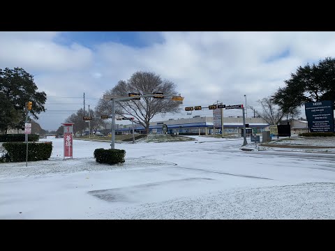 February 15 2021snow in Houston Texas