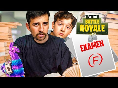 THE *HARD* FORTNITE EXAM WITH MY COUSIN! - ElChurches
