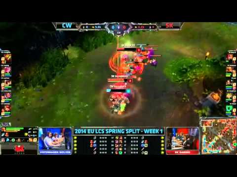 CW Amazing Vi VS SK Svenskeren Lee Sin Highlights   2014 EU LCS Spring W1D2   YouTube