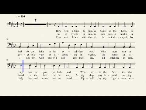 Que Firme Alicerce | Baixo 🎹