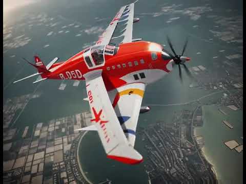 First ever Cargo DRONE with oval wing   Video created by AI