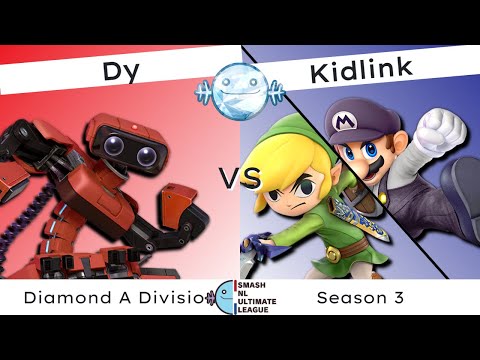 SNUL S3W3 - DMD | Dy (R.O.B.) Vs. Kidlink (Mario, Toon Link) [DiamondA]