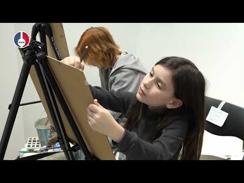 В Детской художественной школе прошел конкурс «Зимний вальс»