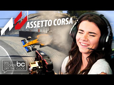 Brett Cooper Raced An F1 Simulator with Adam Carolla