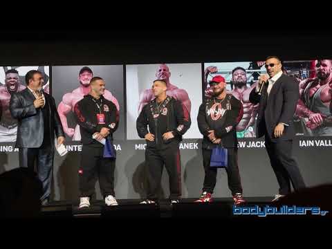 Brazil's Rafael Brandao At The 2022 Mr. Olympia Press Conference