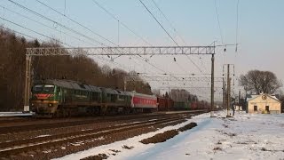 preview picture of video '[LG] 2M62U-0383 on a freight train, at Žasliai station'