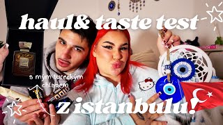 HAUL z Istanbulu &amp; TASTE TEST tureckých snacků *with my man*