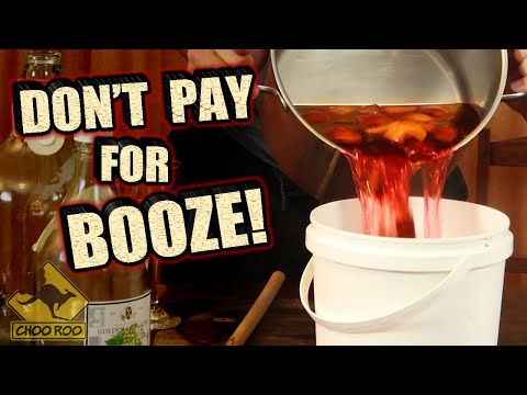 Easy FRUIT WINE recipe and tutorial.