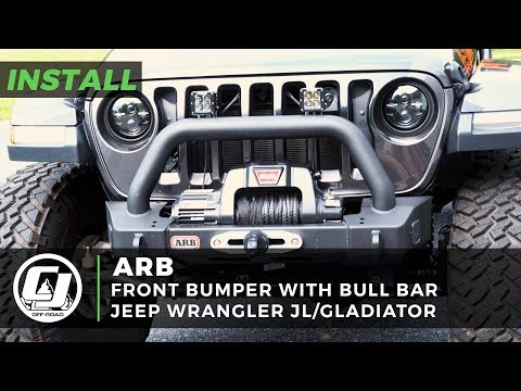 Jeep JL Wrangler/2020 Gladiator Install | ARB Stubby Front Bumper with a Classic Bull Bar