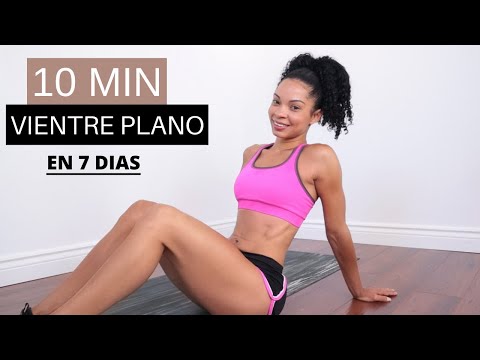 ABDOMEN PLANO EN 7 DIAS  | Ejercicios para aplanar vientre bajo | Abdominales 10 min en casa