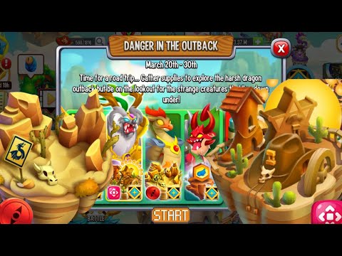 Dragon City New Event "Farwest Puzzle & Outbackdanger Grid" Get New Legendary Dragon |GamePlay 2023