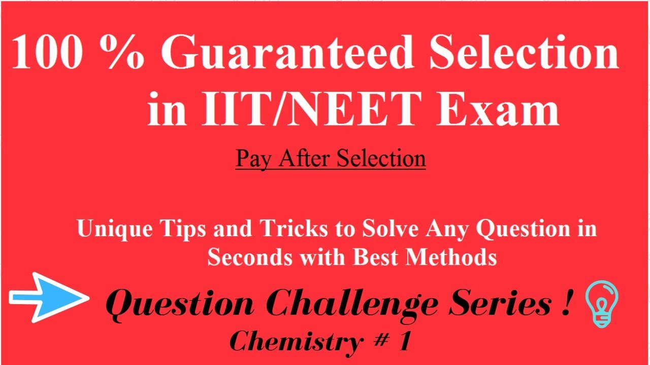 IIT/NEET Challenge Series || Awesome Tricks Vs Legit Method || Chemistry || Altus Knowledge