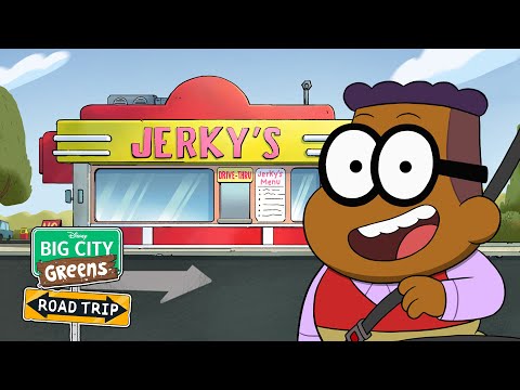 The Greens Visit a Unique Fast Food Stop! 🍔 | Big City Greens: Road Trip | @disneychannelanimation