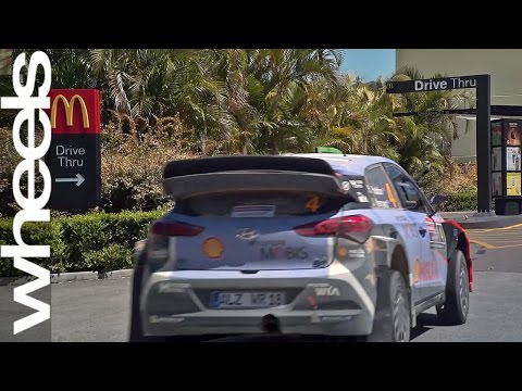 Hyundai i20 WRC car visits McDonald’s drive-thru | Wheels Plus | Wheels Australia