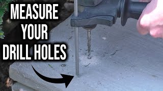 Using a Rotary Hammer Drill on Cement Stairs | The Fixer Clips