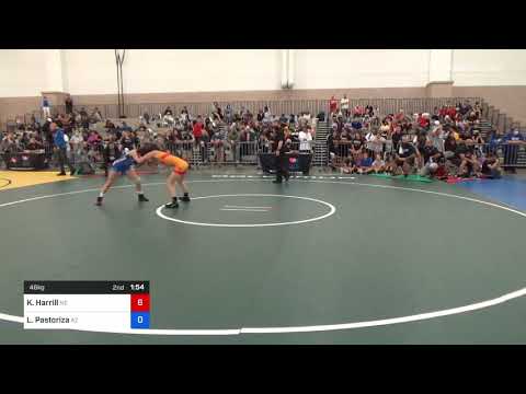 46 Kg Round Of 16 - Kaylyn Harrill, NE Vs Lisa Pastoriza, AZ