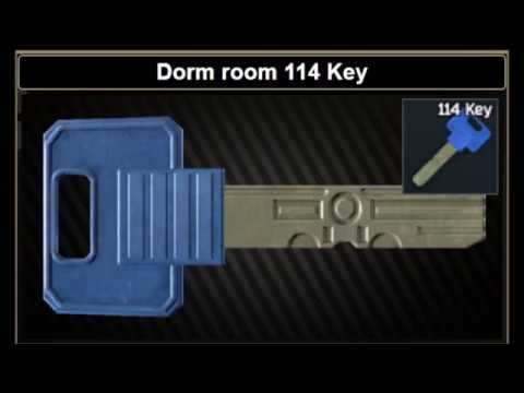 Dorm room 114 Key CUSTOMS
