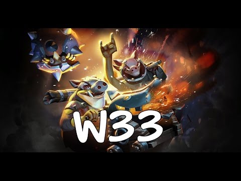 [Dota2] w33 Pro Plays Heroes techies Offlane Ranked MMR Game [ w33 Gameplay ] 7305 MMR