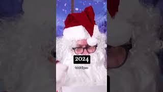 Santa Reading Letters Through The Years #shorts