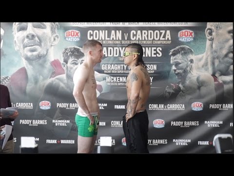 NICE GLASSES! PADDY BARNES v ADRIAN GARZON - OFFICIAL HEAD TO HEAD /BELFAST BOYS ARE BACK