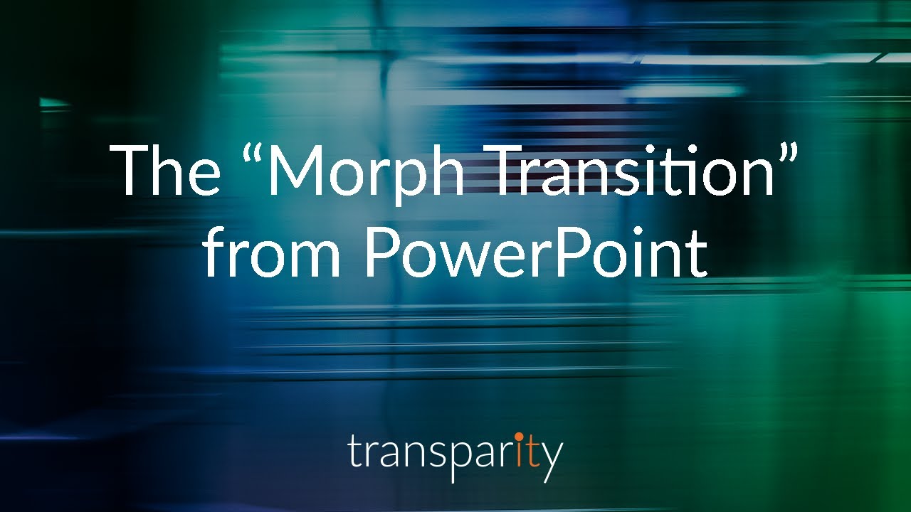 M365 Top Tip: The Morph Transition From PowerPoint