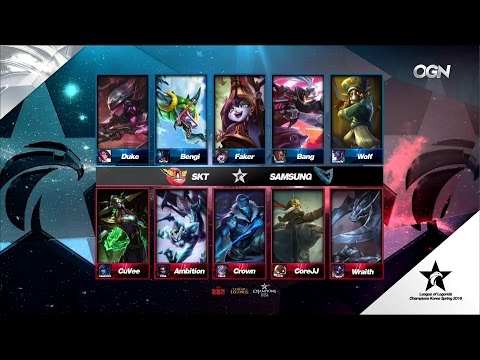 SSG vs SKT Game 2 Highlights - SAMSUNG GALAXY vs SK TELECOM T1 - LCK Week 2 - SPRING 2016
