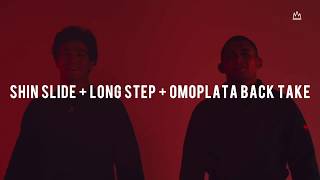 BJJ TECHNIQUE - SHIN SLIDE + LONG STEP + OMAPLATA BACK TAKE