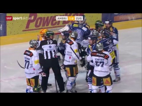 HC Ambrí-Piotta vs. EV Zug (2:4) - 09.01.2016