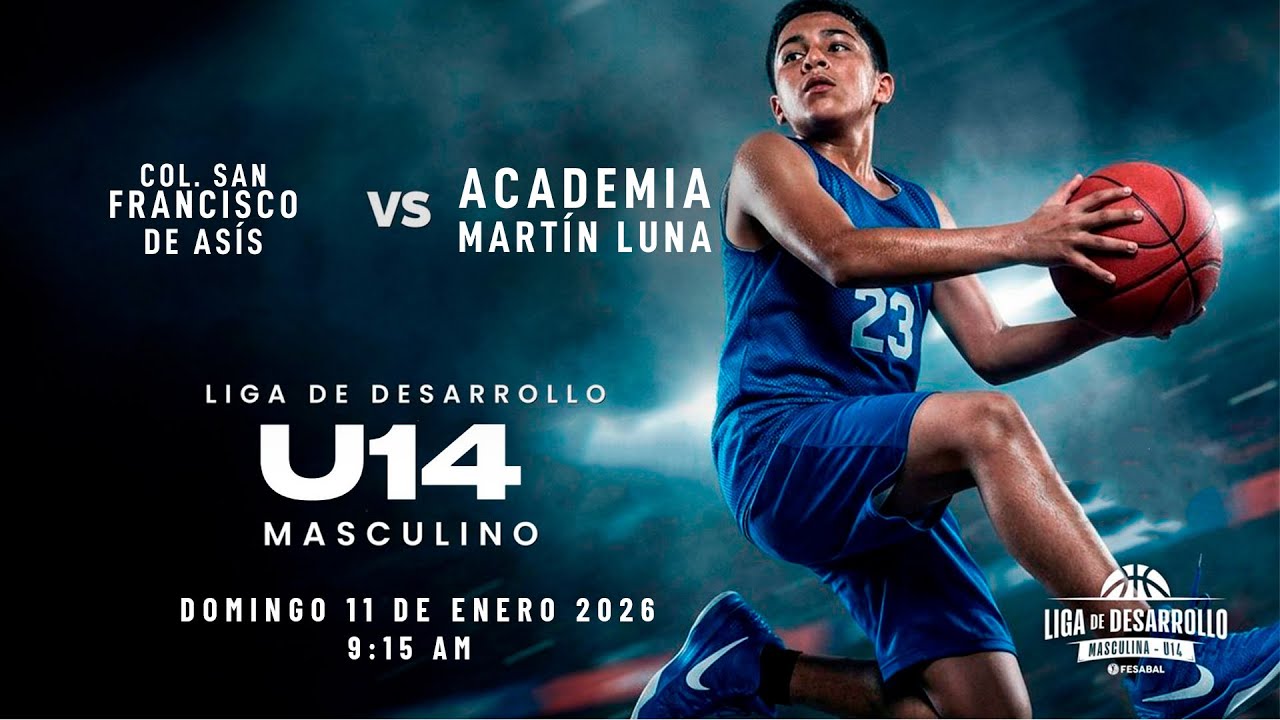 LIGA / BALONCESTO / LIGA DE DESAROLLO M14 /  CLAUSURA 2025 - AloudTV Sports