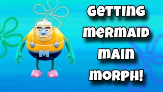 GETTING MERMAID MAIN MORPH | SpongeBob Simulator (Roblox)