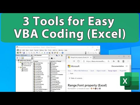 3 Tools for Easy VBA Programming - Excel VBA Course - VBA Quickie 3