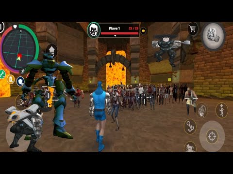 Rope hero vice town rope Rock Hero ne Kari danger zombies fighting full HD