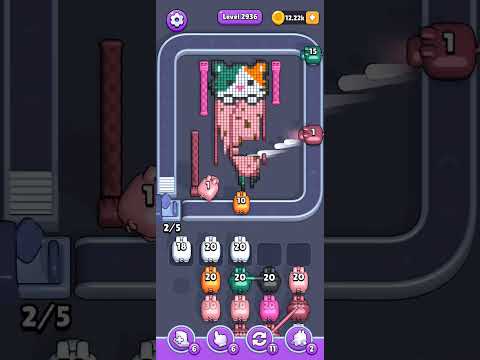 Pixel Flow Level 2936 Walkthrough