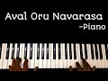 Aval Oru Navarasa Song Piano Ulagam Sutrum Valiban Piano Tutorial