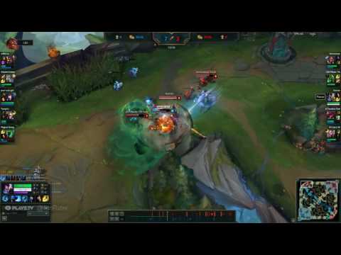 fonRizer's Yasuo MID Gameplay - Yasuo vs Chogath Season 7.9  (Quadra Kil 1v9)