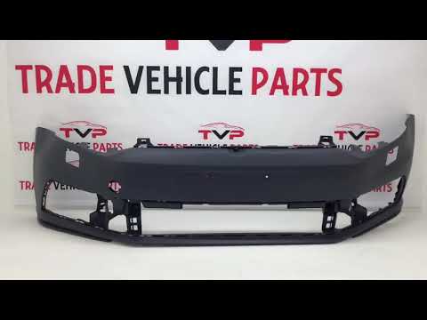 Fits VW Polo Gti 2014-2017 Front Bumper Primed With Washer Jet Holes video