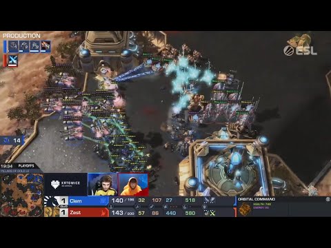 StarCraft 2 IEM Katowice 2021: Playoffs Quarterfinals Clem vs Zest