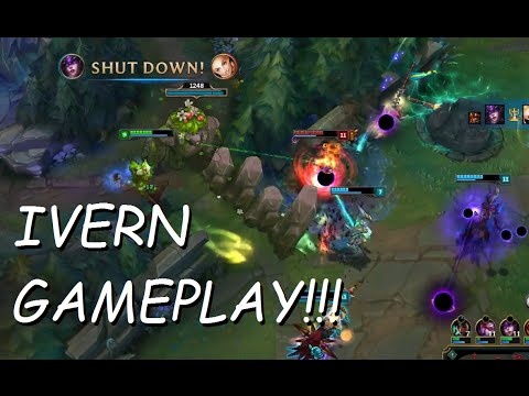IVERN JUNGLE GAMEPLAY (First Experience) - League of Legends