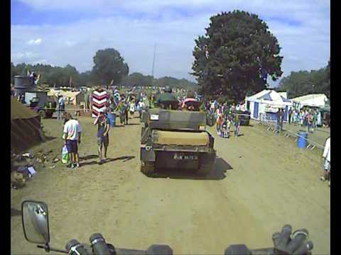 Driving Striker to the Beltring arena 2010