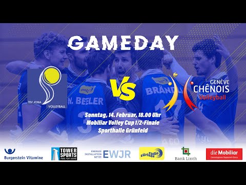 TSV Jona Volleyball vs. Chênois Genève Volleyball, Mobiliar Volley Cup 1/2-Finale, 14.02.21