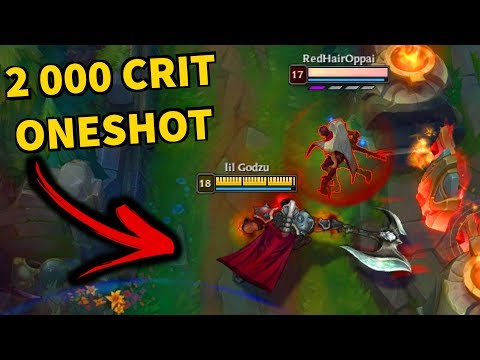DARIUS 2 000 CRIT ONESHOT - Full Crit Darius Insane Damage