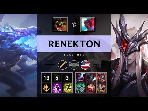 Renekton Mid vs Yone - NA Challenger Patch 25.19