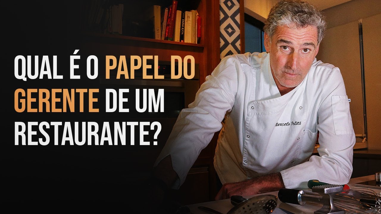 Qual é o papel do gerente de um restaurante?