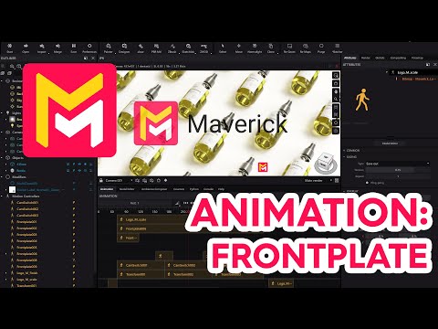 Maverick Render Product Viz Animation Frontplate