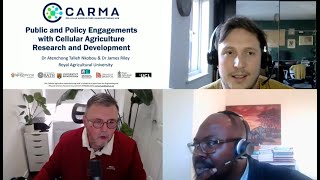 Public and policy engagements with cellular agriculture research and development.