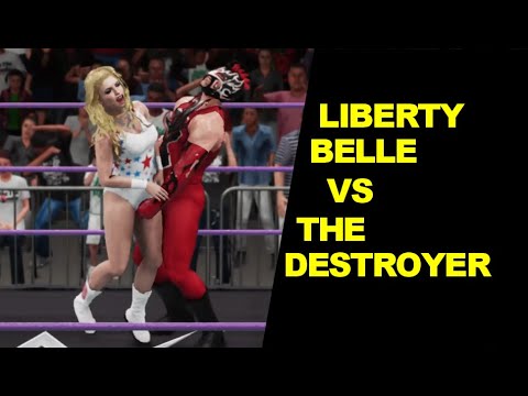 GLOW 1985 Liberty Belle vs The Destroyer - Mixed Match